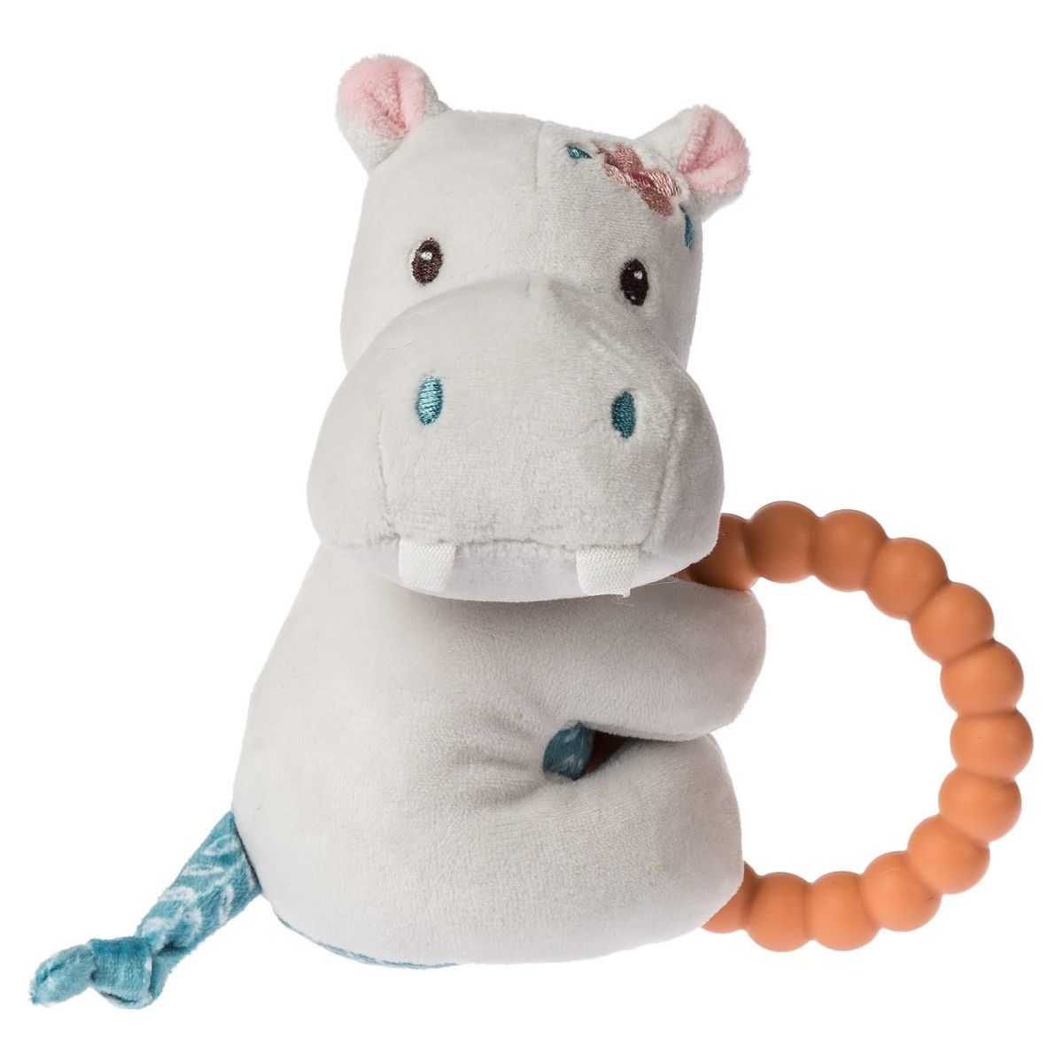 Jewel Hippo Teether Rattle - Miles and Bishop