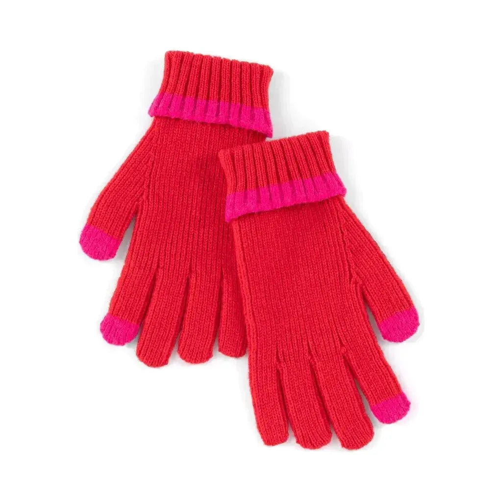 Joy Touchscreen Gloves, Red - Miles and Bishop