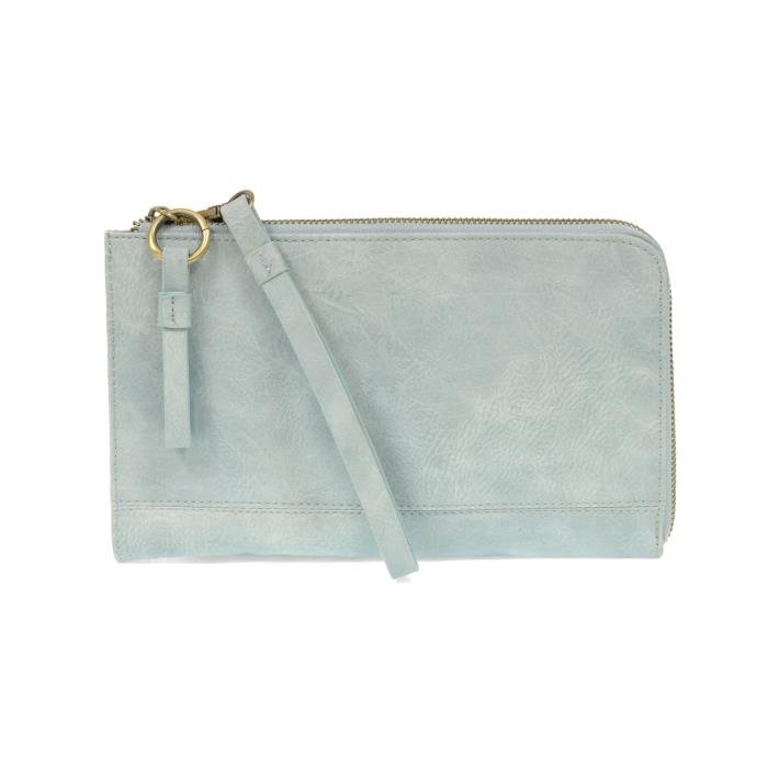 Karina Light Blue Wallet/Wristlet - Miles and Bishop