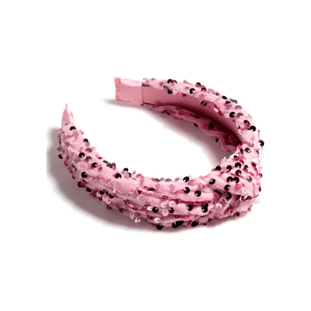 Knotted Sequin Headband - Miles and Bishop