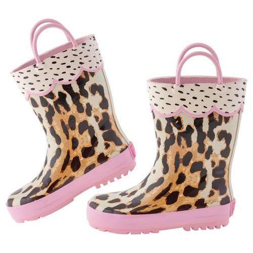 Leopard Rain Boots - Miles and Bishop
