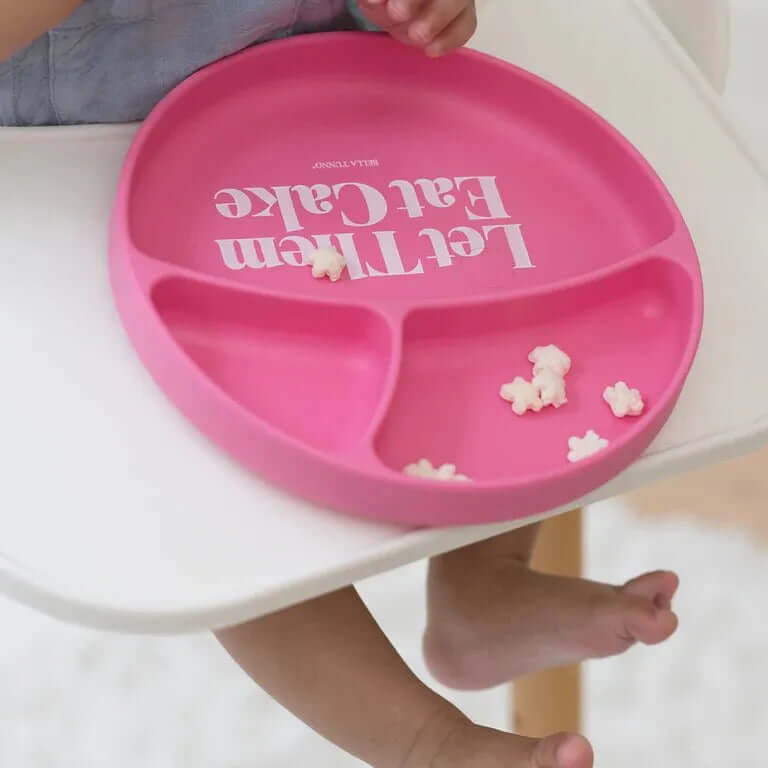 Let Them Eat Cake Suction Plate - Miles and Bishop