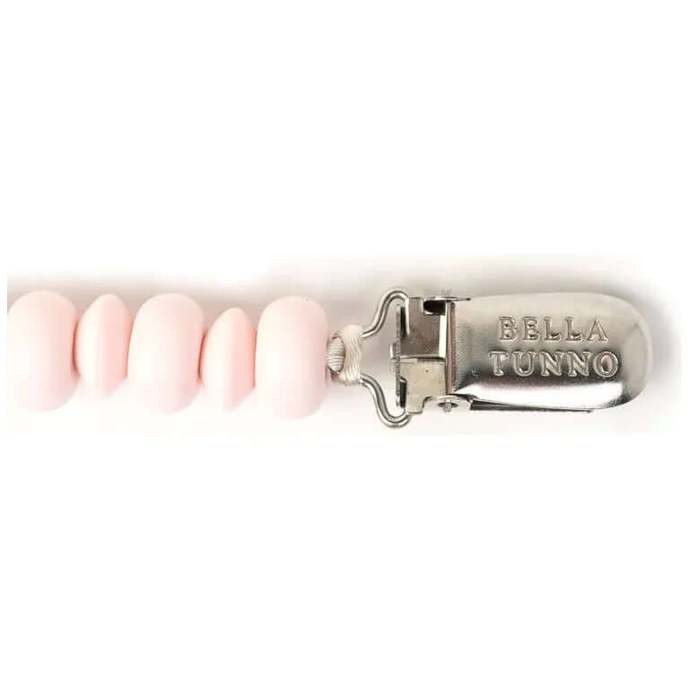 Light Pink Pacifier Clip - Miles and Bishop