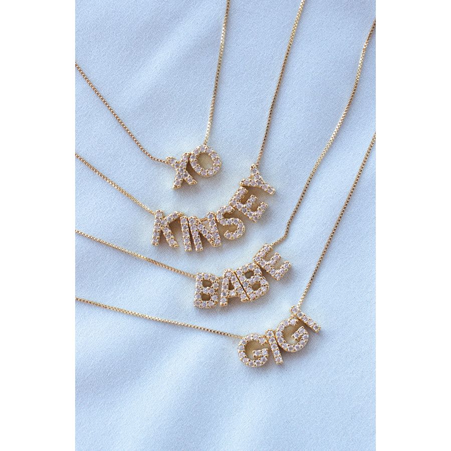 LUX Letter Slide - Kinsey Charm Bar - Miles and Bishop