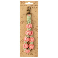 Macrame Flower Keychain - Miles and Bishop