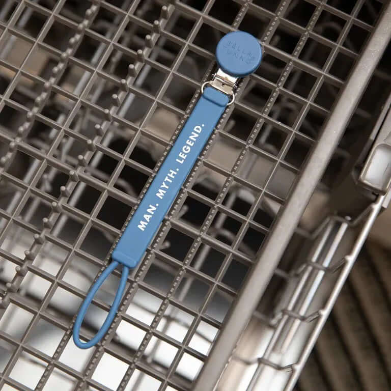 Man, Myth, Legend Pacifier Clip - Miles and Bishop