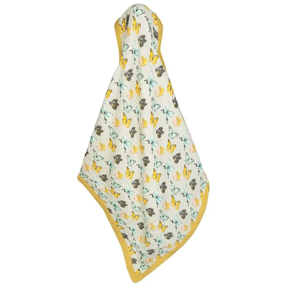 Milkbarn Butterfly Big Lovey Three-Layer Muslin Blanket - Miles and Bishop