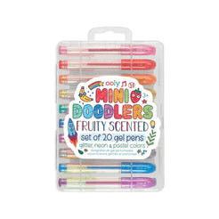 Mini Doodlers Fruity Scented Gel Pens (Set of 20) - Miles and Bishop