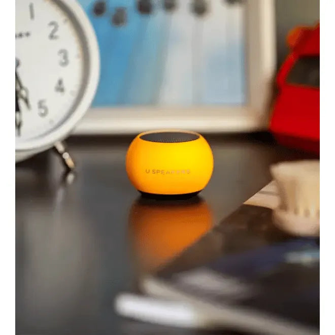 Mini Glow In The Dark Orange Speaker - Miles and Bishop