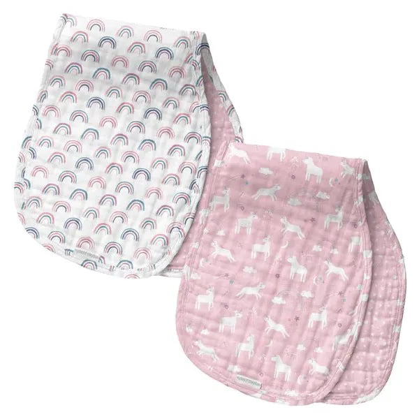 Muslin Burp Cloth Set - Miles and Bishop