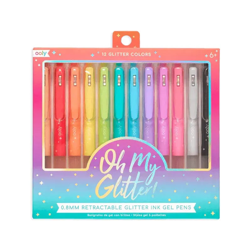 Oh My Glitter Gel Pens (set of 20) - Miles and Bishop