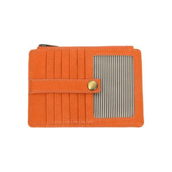 Penny Mini Wallet in Papaya - Miles and Bishop