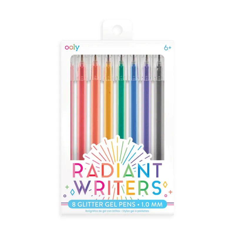 Radiant Writers Glitter Gel Pens - Miles and Bishop