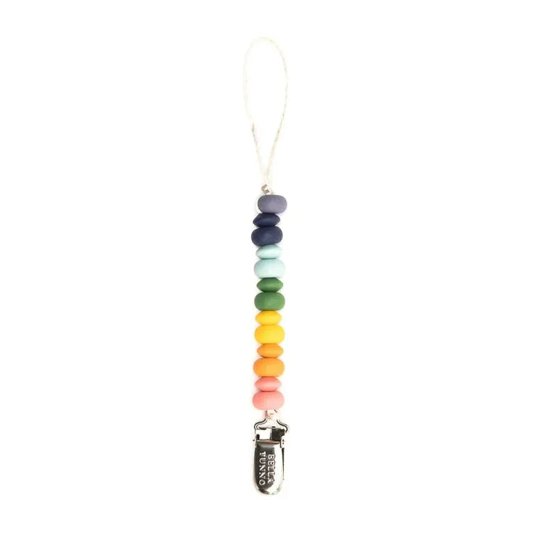 Rainbow Pacifier Clips - Miles and Bishop