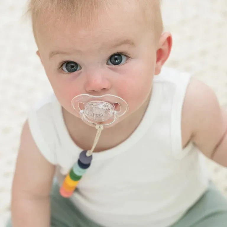 Rainbow Pacifier Clips - Miles and Bishop