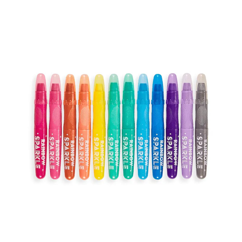 Rainbow Sparkle Watercolor Gel Crayons - Miles and Bishop