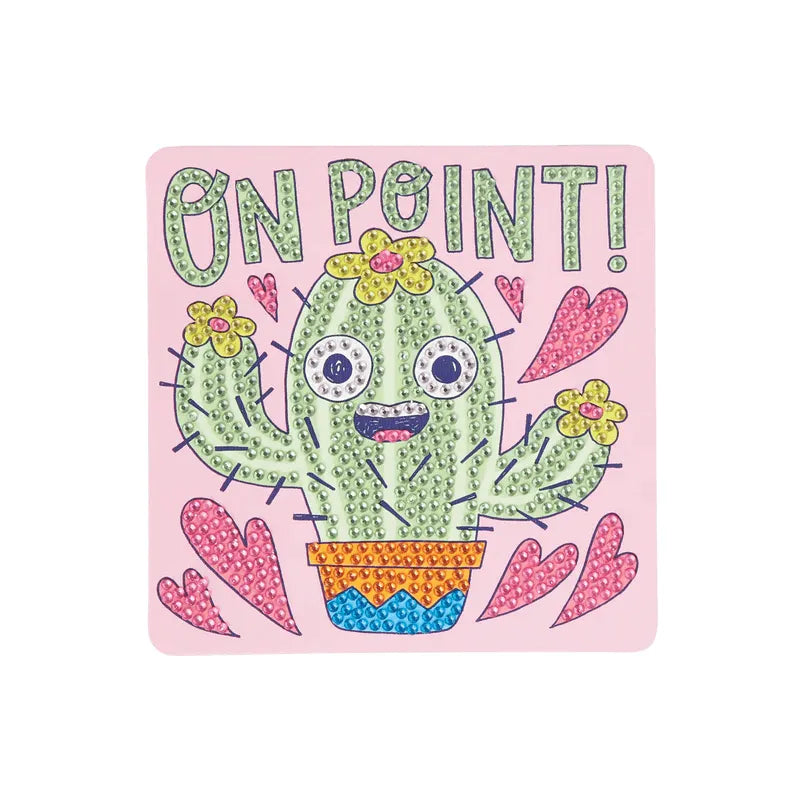 Razzle Dazzle DIY Gem Art | Cheery Cactus - Miles and Bishop