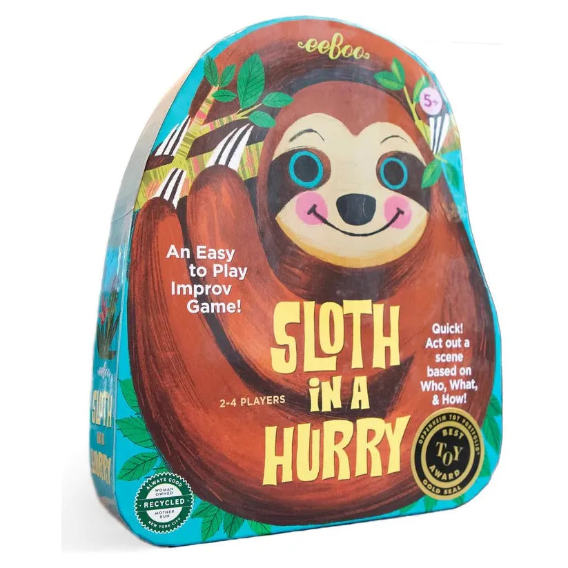 Sloth in a Hurry Shaped Spinner Game - Miles and Bishop