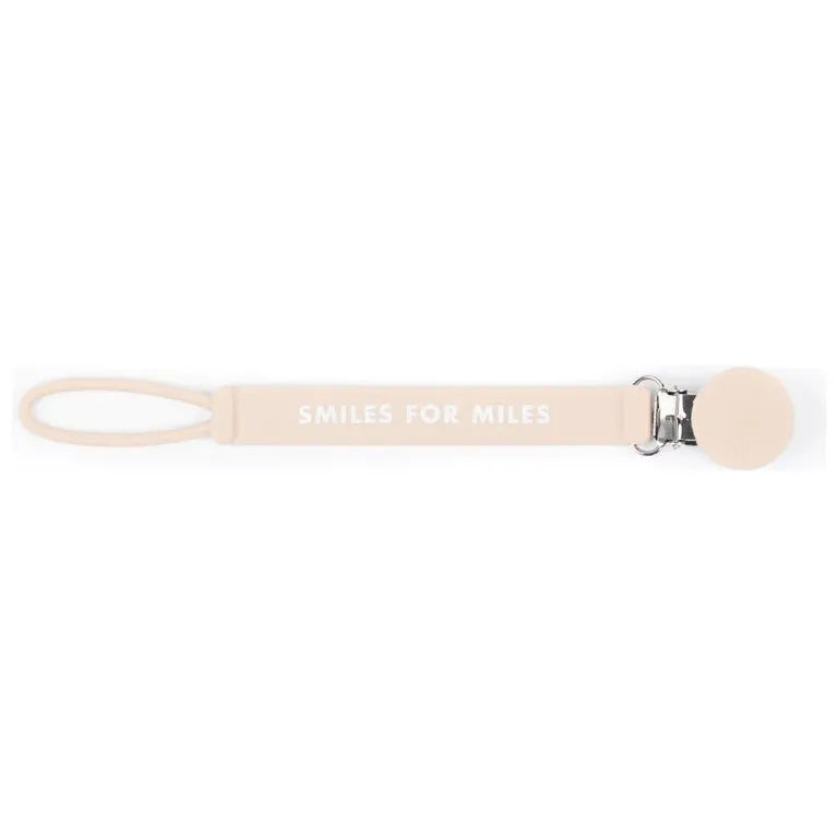 Smiles For Miles Pacifier Clip - Miles and Bishop