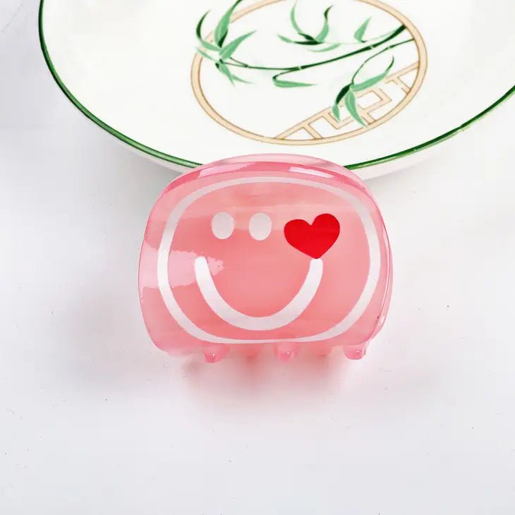 Smiling Face Cute Hair Clips - Miles and Bishop