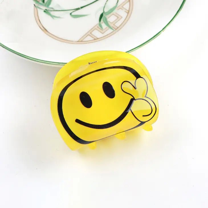 Smiling Face Cute Hair Clips - Miles and Bishop