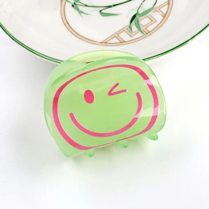 Smiling Face Cute Hair Clips - Miles and Bishop