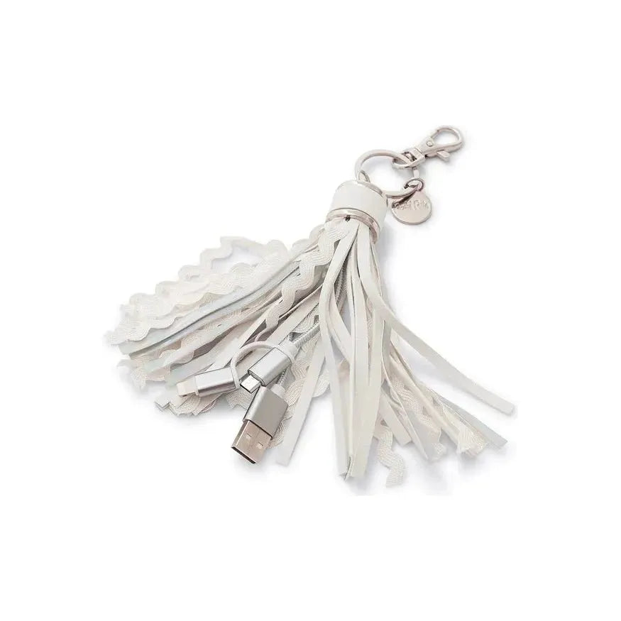 Sugared Tassle Phone Charging Keychain - Miles and Bishop