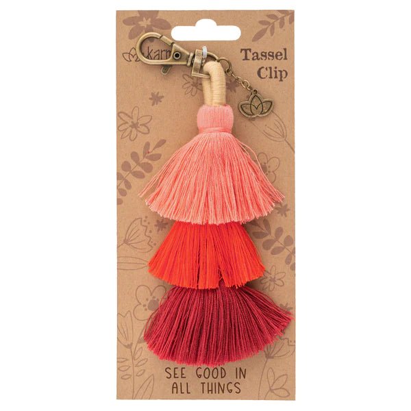 Tassel Clip Keychain - Miles and Bishop