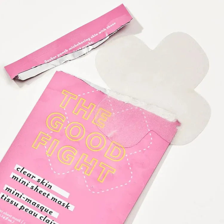 The Good Fight | Clear Skin Mini Sheet Mask - Miles and Bishop