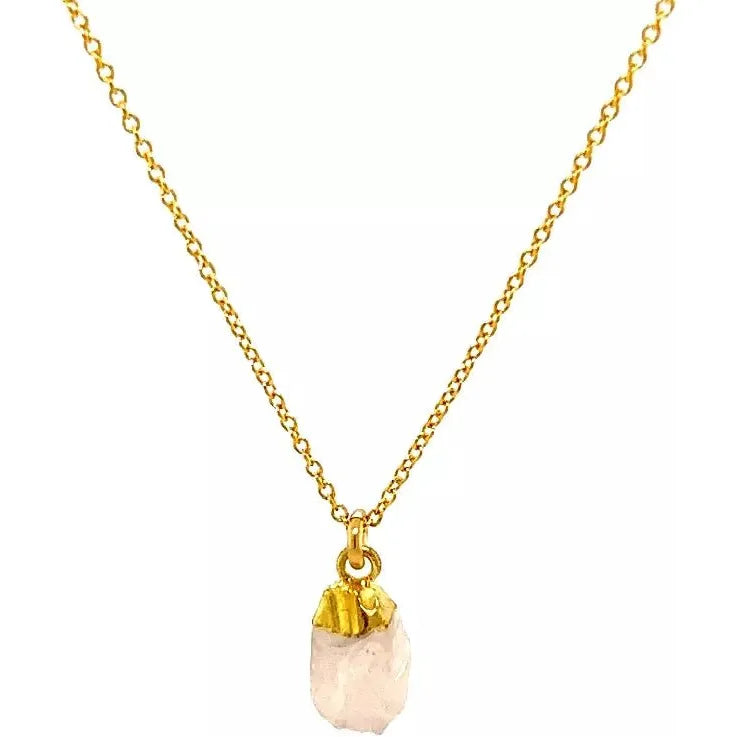 Tiny Stone Chunk Necklace - Miles and Bishop