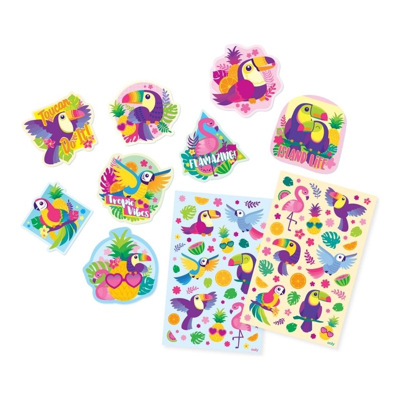 Tropical Bird Scented Stickers - Miles and Bishop