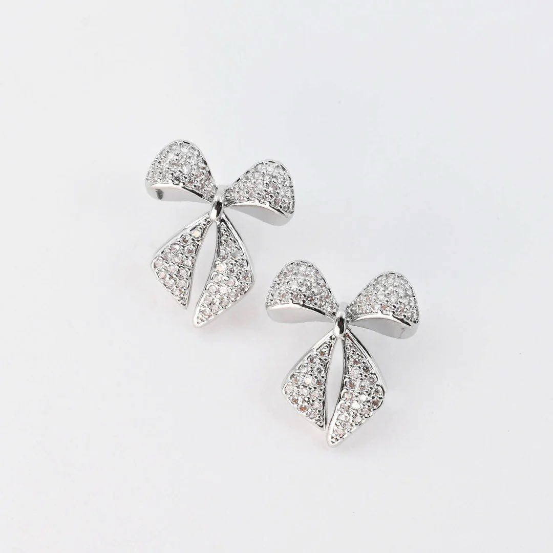 Twinkle Bow Earrings - Miles and Bishop