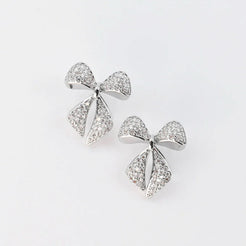 Twinkle Bow Earrings - Miles and Bishop