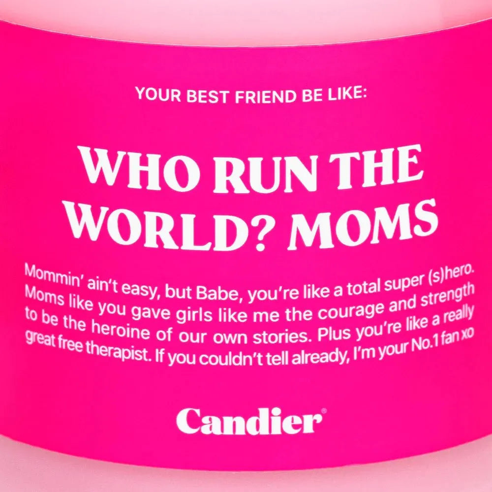 Who Run The World? Moms Candle - Miles and Bishop